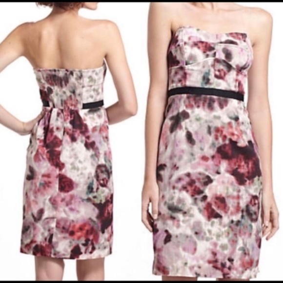 NWT MOULINETTE SEOURS Women's Strapless Hedgerow Corset Sheath Dress Size 0 - Picture 4 of 10